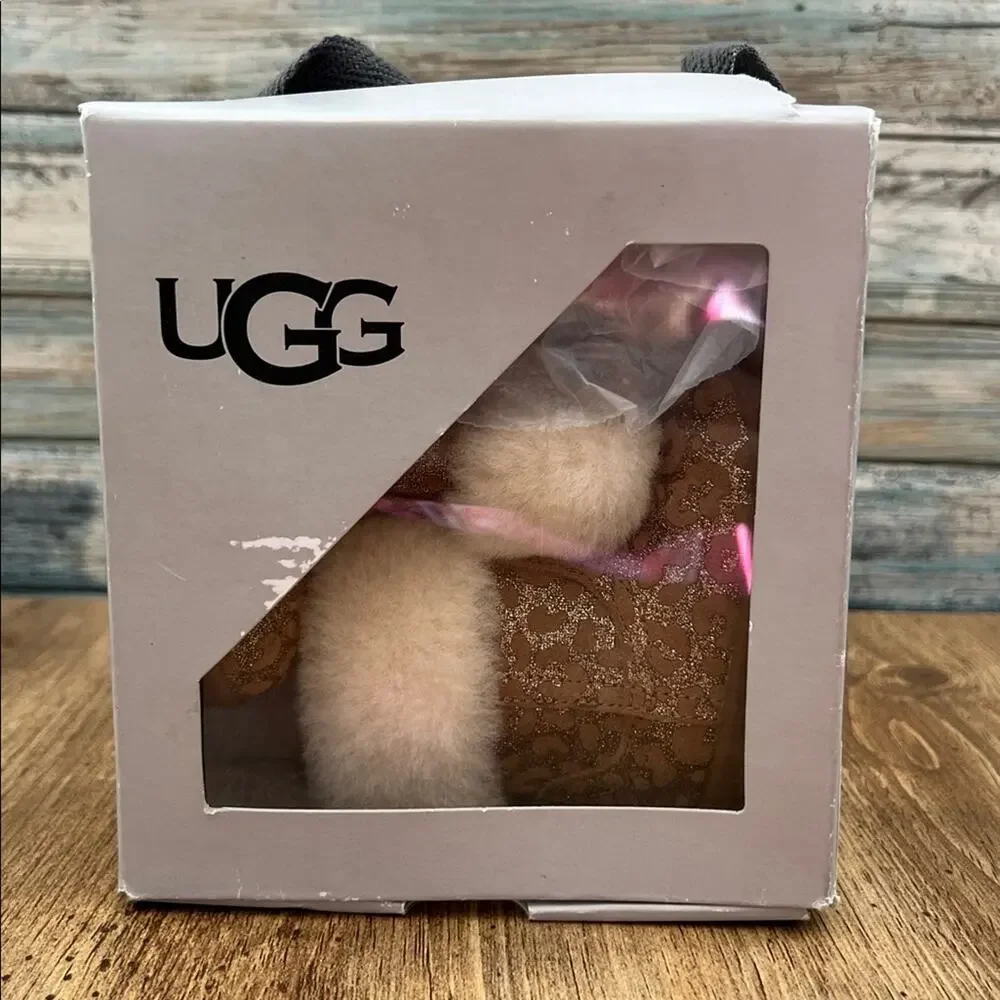 Ugg Baby Jorie II Glitter Leopard Booties Size 0/1